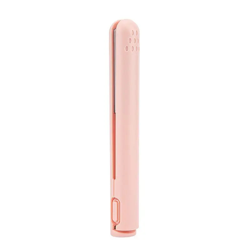 Portable 2-in-1 Curling Iron – USB Rechargeable Straight & Curl Tool