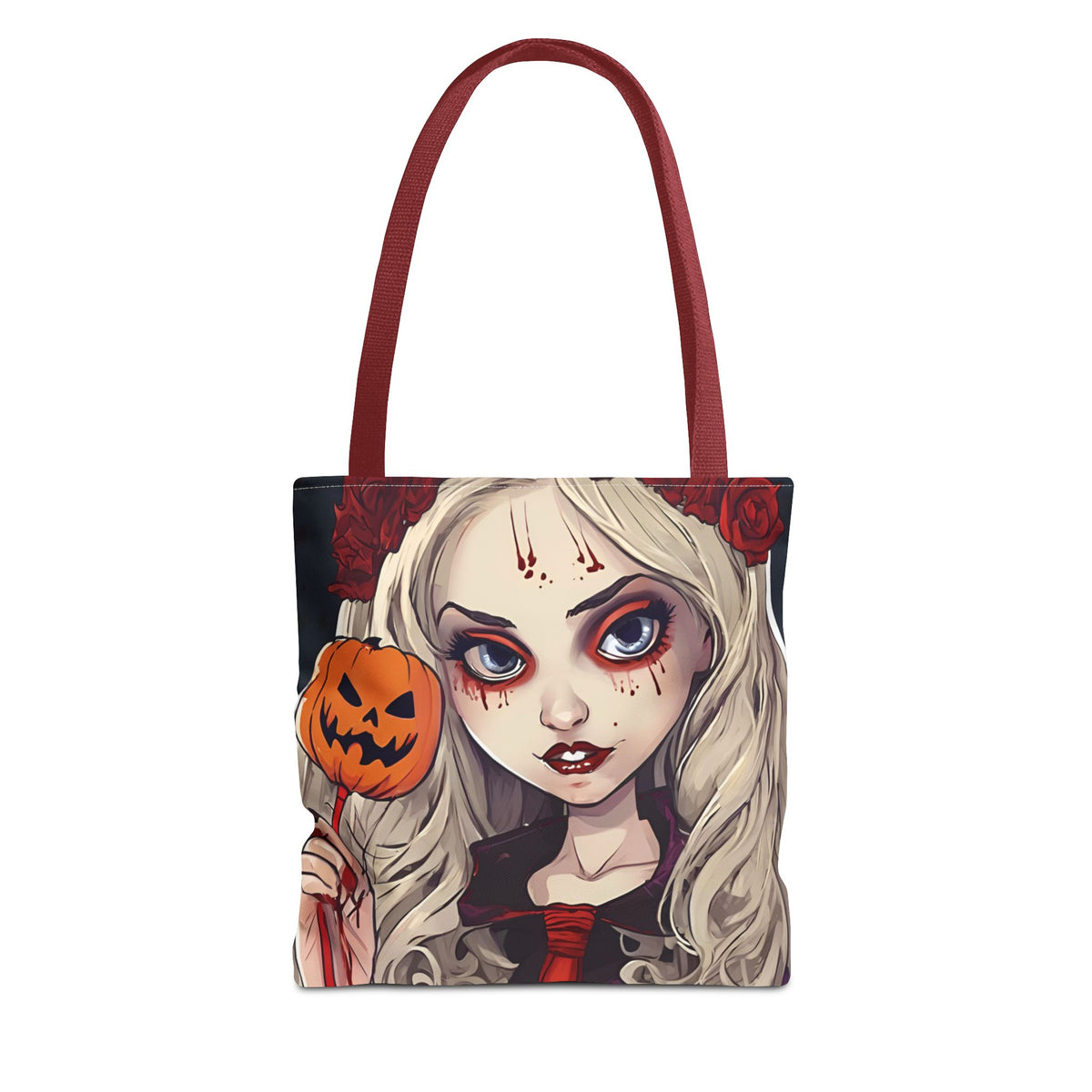 Spooky Woman Halloween Tote Bag