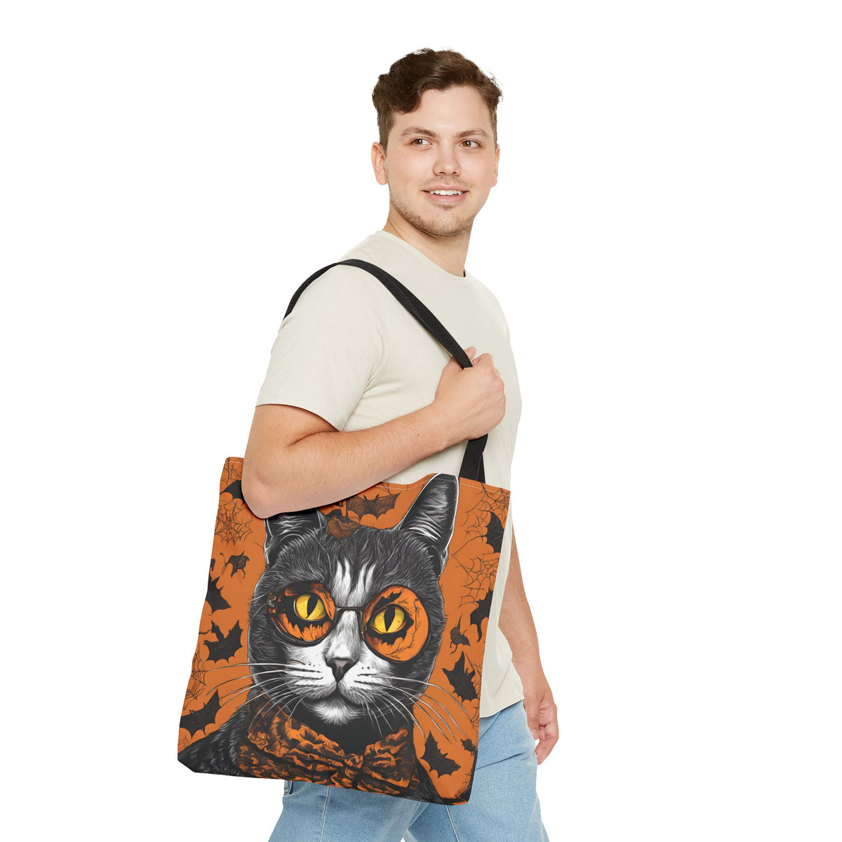 Halloween Cat Tote Bag