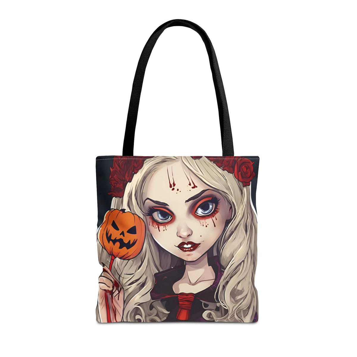 Spooky Woman Halloween Tote Bag
