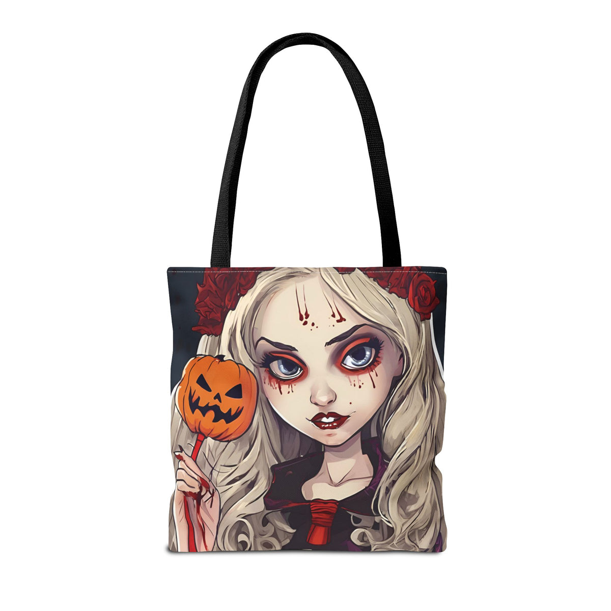 Spooky Woman Halloween Tote Bag
