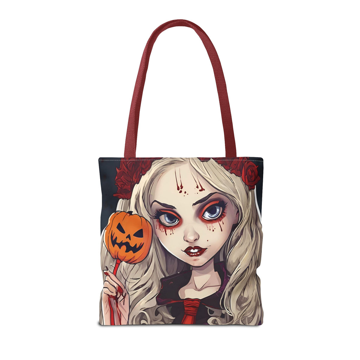 Spooky Woman Halloween Tote Bag