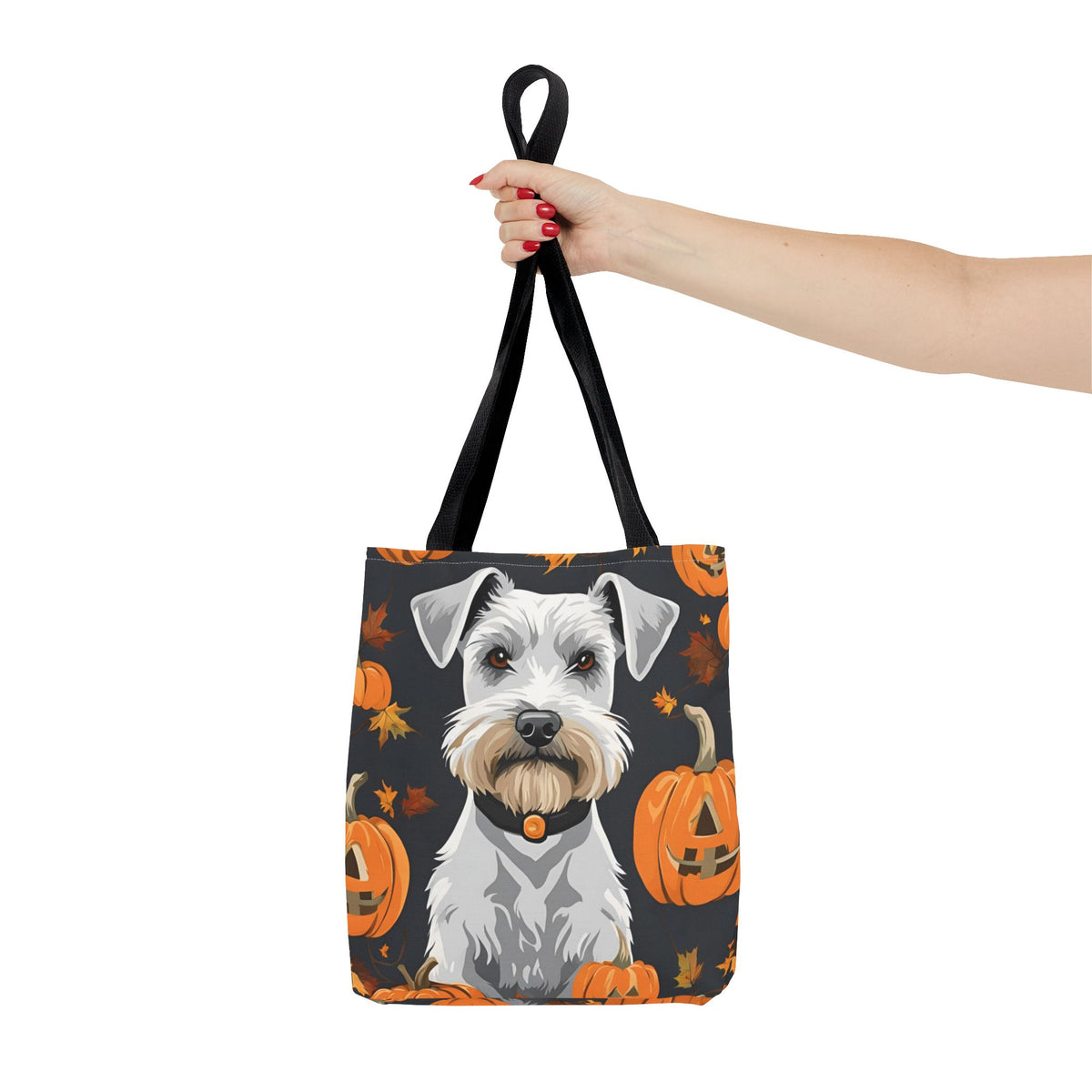 Halloween Dog Tote Bag – Pumpkin & Pet Lover Gift