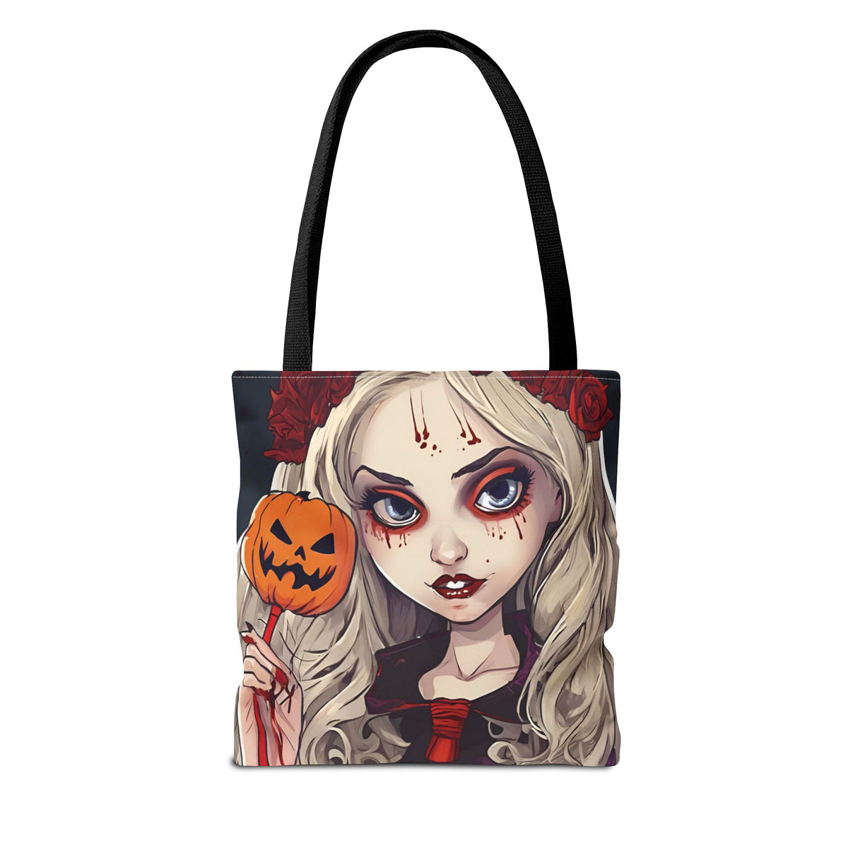 Spooky Woman Halloween Tote Bag