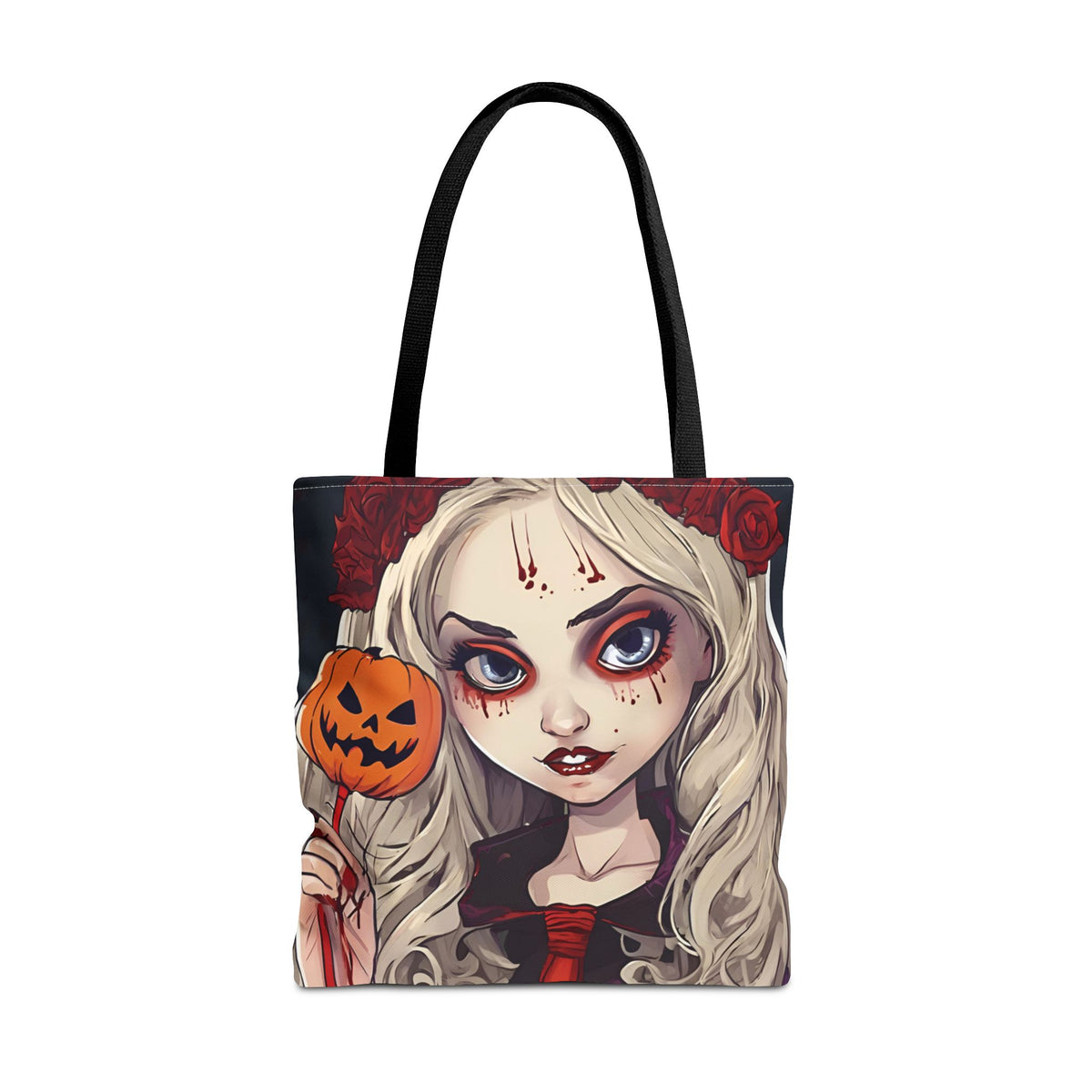 Spooky Woman Halloween Tote Bag