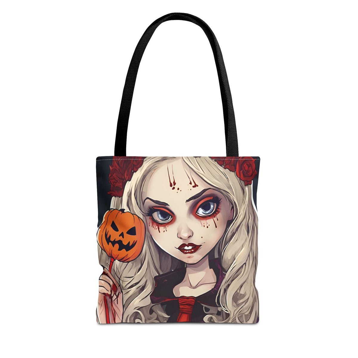 Spooky Woman Halloween Tote Bag