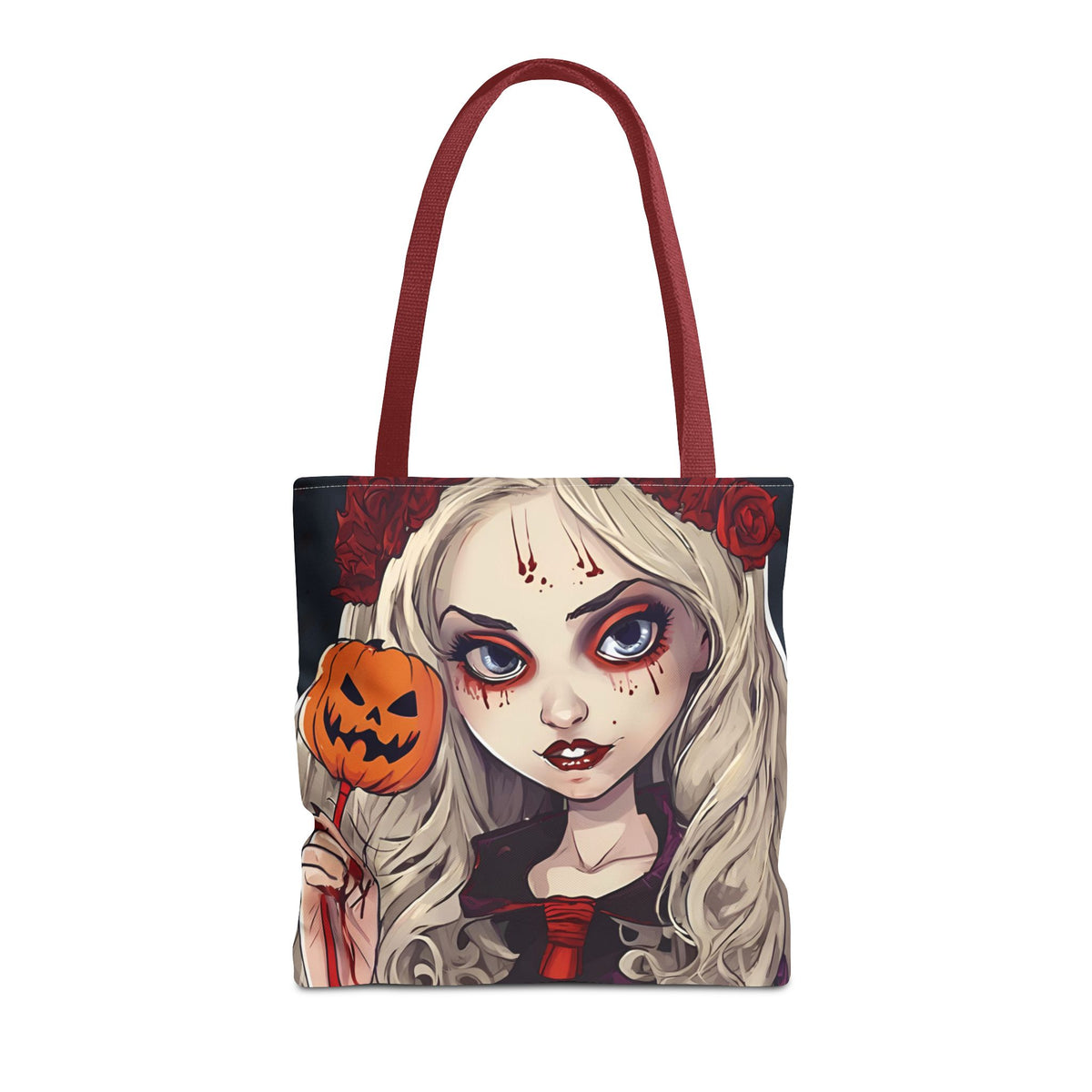 Spooky Woman Halloween Tote Bag