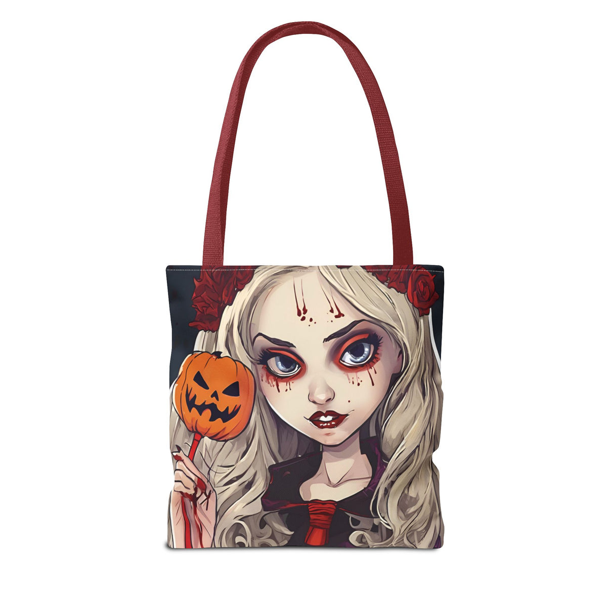 Spooky Woman Halloween Tote Bag