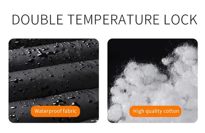 Men Heated Jacket USB Electric Heated Coat - Hunting Hiking Camping Outdoor Skiing (Power Source Sold Separately)