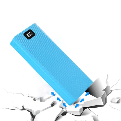 DIY 8*18650 Battery Power Bank A.O Case Charge Storage Box 5V Dual USB Type C Battery Holder Box PD QC3.0 Fast Charge For SmartPhone