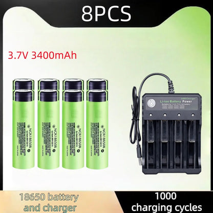 Panasonic 18650 A.O Rechargeable Batteries - 3400mAh High-Capacity for Heated Apparel