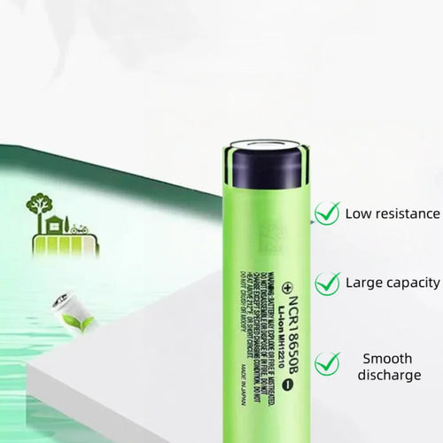 Panasonic 18650 Rechargeable Batteries - Premium 3400mAh (4-20 Pack Options)