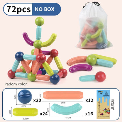 STEM Magnetic Building Toys – Educational Construction Set for Children