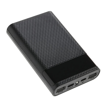 DIY 4*18650 Battery Power Bank A.O Case Charge Storage Box 5V Dual USB Type C For Smart Phone