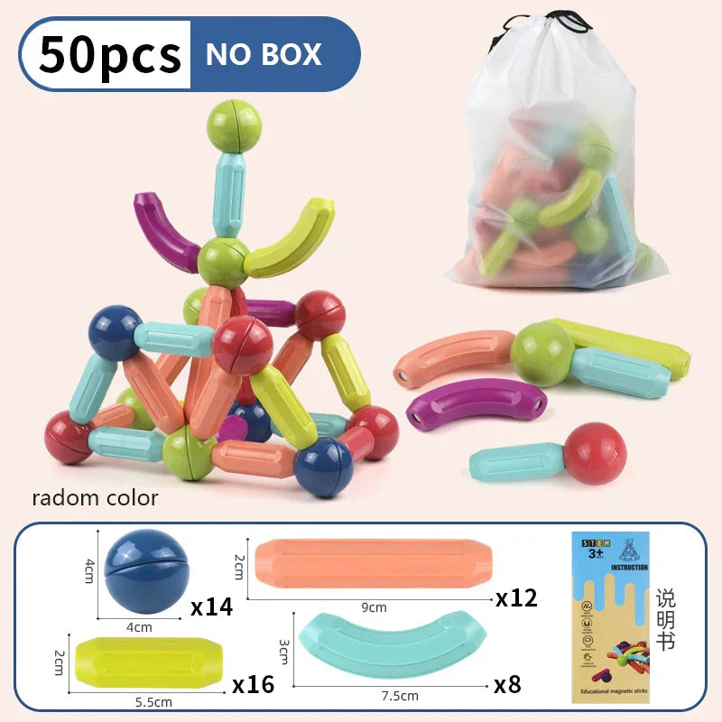 STEM Magnetic Building Toys – Educational Construction Set for Children